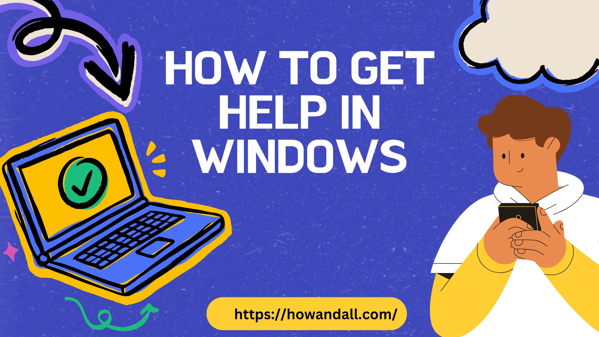How to get help in windows